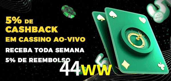 Promoções do cassino ao Vivo 44ww